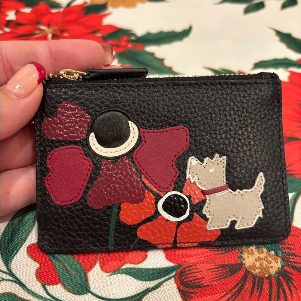 ❌SOLD❌ RADLEY LONDON Black Floral Card Holder